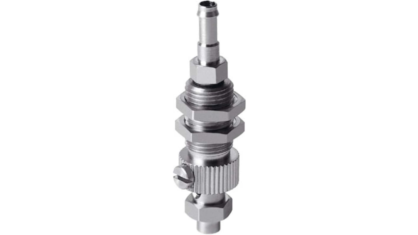 Ventosa Festo ESH-HC-1-PK in NBR, diametro 3 mm, raggio minimo 80 mm, altezza compensatore 8 mm, facilmente intercambiabile.