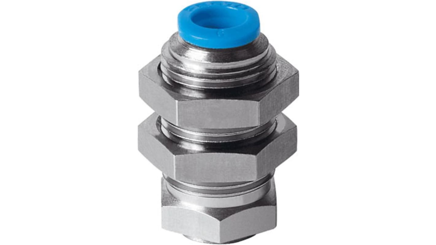 Ventosa Festo ESH-HA-4-QS in NBR, diametro 30 mm, volume 0,867 cm3, collegamento superiore, raggio minimo 110 mm.