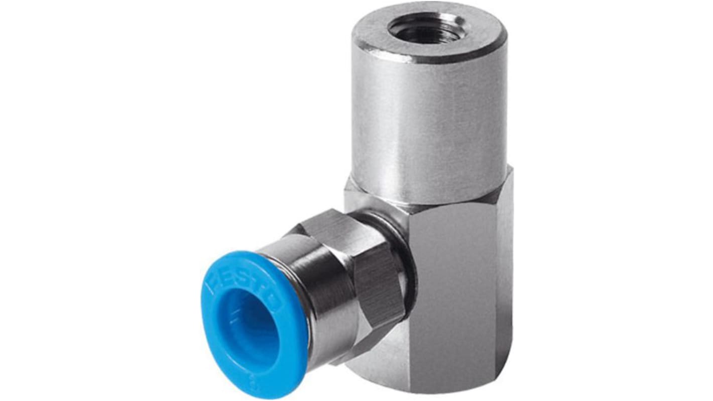 Ventosa Festo ESH-HB-4-QS in NBR, dimensioni 6x20 mm, montaggio universale, volume 0,196 cm3, collegamento ON in alto.