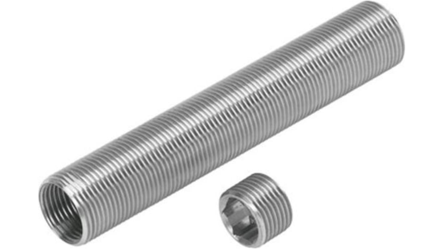 Piastra ammortizzatrice in polietilene Festo DAYH8, dimensioni nominali 11 mm, montaggio versatile, pressione operativa fino a 7 bar.