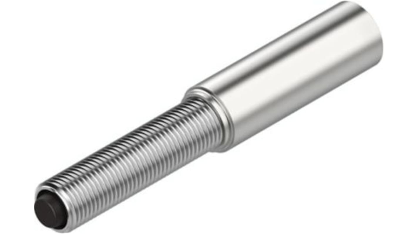 Ammortizzatore Festo DYEF-G8-M10-Y1, lunghezza 42.8 mm, robusto in acciaio, per applicazioni industriali.