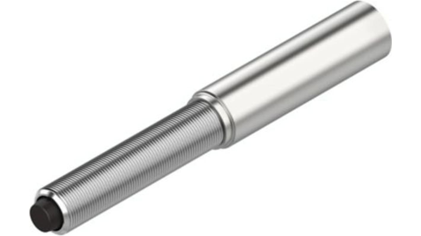 Ammortizzatore Festo DYEF-G8-M8-Y1, lunghezza 40 mm, montaggio con guaina filettata, per cilindri pneumatici e macchine.