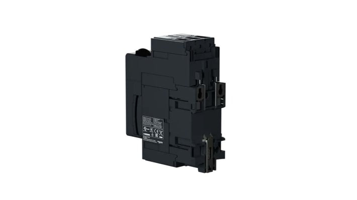 Starter DOL Automatico Schneider Electric TPRSS065, 37 kW, 690 V, 3 poli, montaggio orizzontale/verticale, dimensioni 167x55x125 mm.
