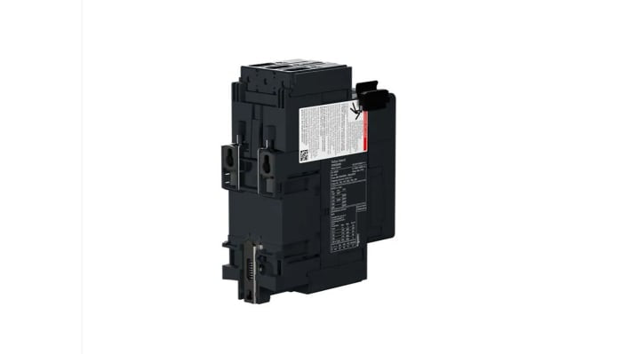 Starter DOL Automatico Schneider Electric TPRSS080, 37 kW, 690 V, 3 poli, montaggio verticale/orizzontale, dimensioni 167x55x125 mm.