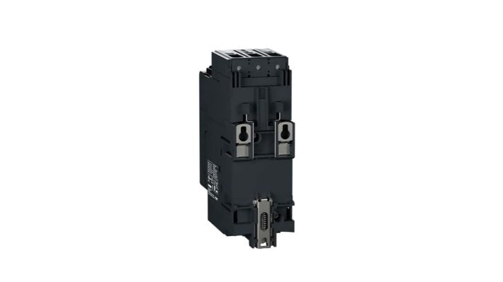Starter DOL Automatico Schneider Electric TPRSS080, 37 kW, 690 V, 3 poli, montaggio verticale/orizzontale, dimensioni 167x55x125 mm.