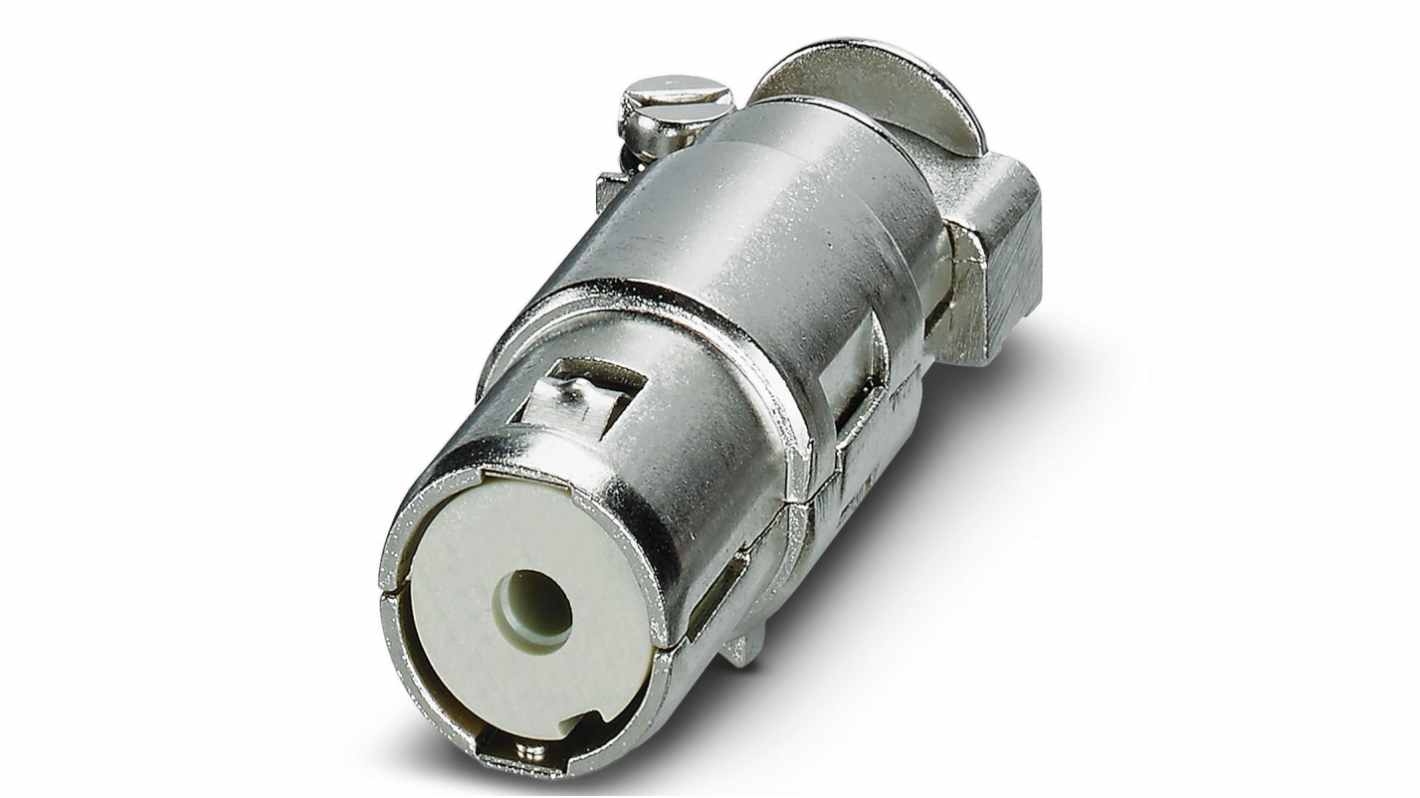 Connettore di potenza femmina Phoenix Contact 1066959, 1 pin, 16A, 50V, montaggio su cavo, angolo diritto, -40 a 85 gradi.