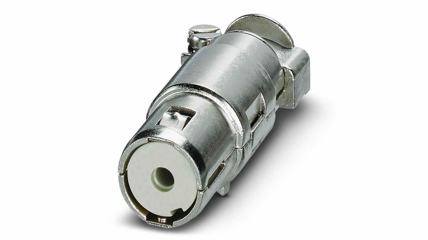 Connettore di potenza femmina Phoenix Contact 1066961, 1 pin, 10A, 50V, montaggio su cavo, angolo diritto, -40 a 85 gradi.