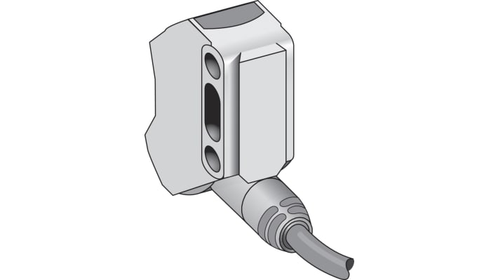 Sensore fotoelettrico rettangolare Sick WTB11-2P1131, rilevamento 20-350 mm, uscita PNP, IP66/IP67/IP69K, montaggio a coda di rondine.