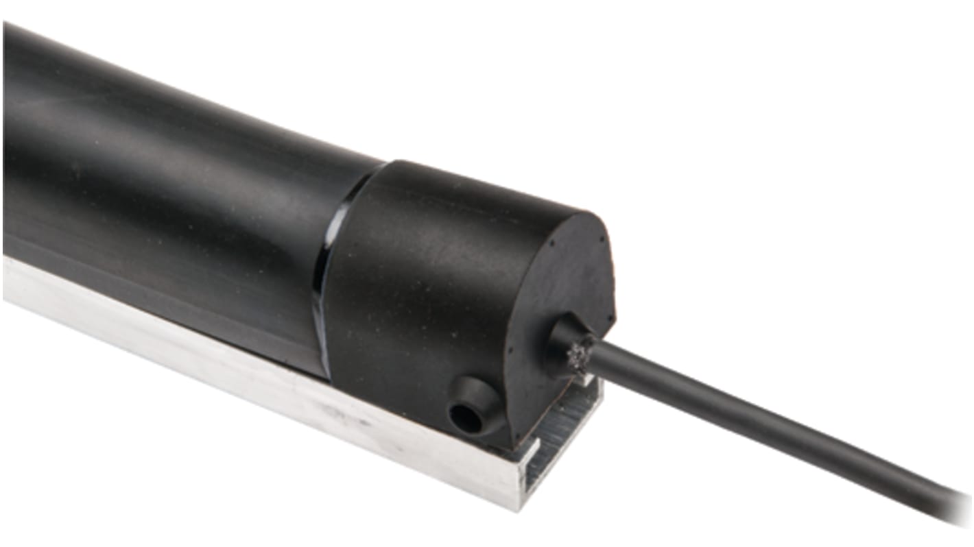 Sensore bordo di sicurezza Allen Bradley Guardmaster 440F-E000034RS, profilo Safedge, lunghezza 1.5 m, grado di protezione IP67. Montaggio su guida in alluminio.