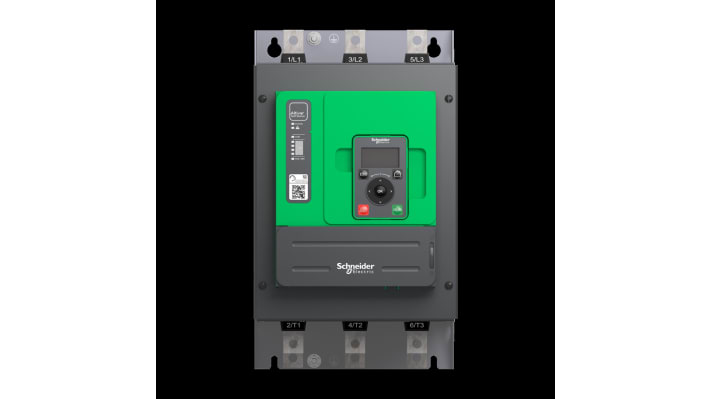 Avviatore soft-start Schneider Electric ATS480C14Y per motori 3 fasi, 690 V, 140 A, grado di protezione IP00.