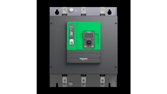 Avviatore soft-start Schneider Electric ATS480C32Y per motori 3 fasi, potenza 55-250 kW, corrente 320 A, IP00.
