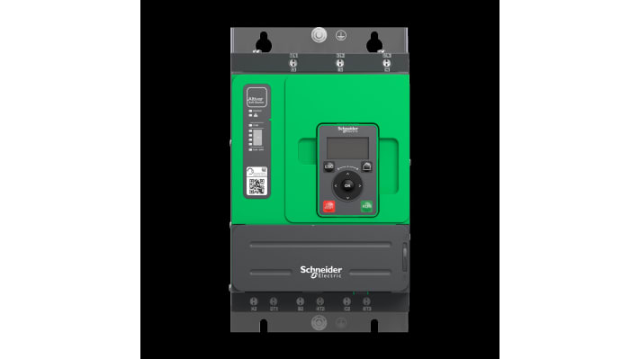 Avviatore soft-start Schneider Electric ATS480D17Y per motori 3 fasi, potenza 55-250 kW, corrente 17 A, IP00.