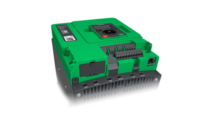 Avviatore soft-start Schneider Electric ATS480D32Y per motori 3 fasi, potenza 55-250 kW, corrente 32 A, IP00.