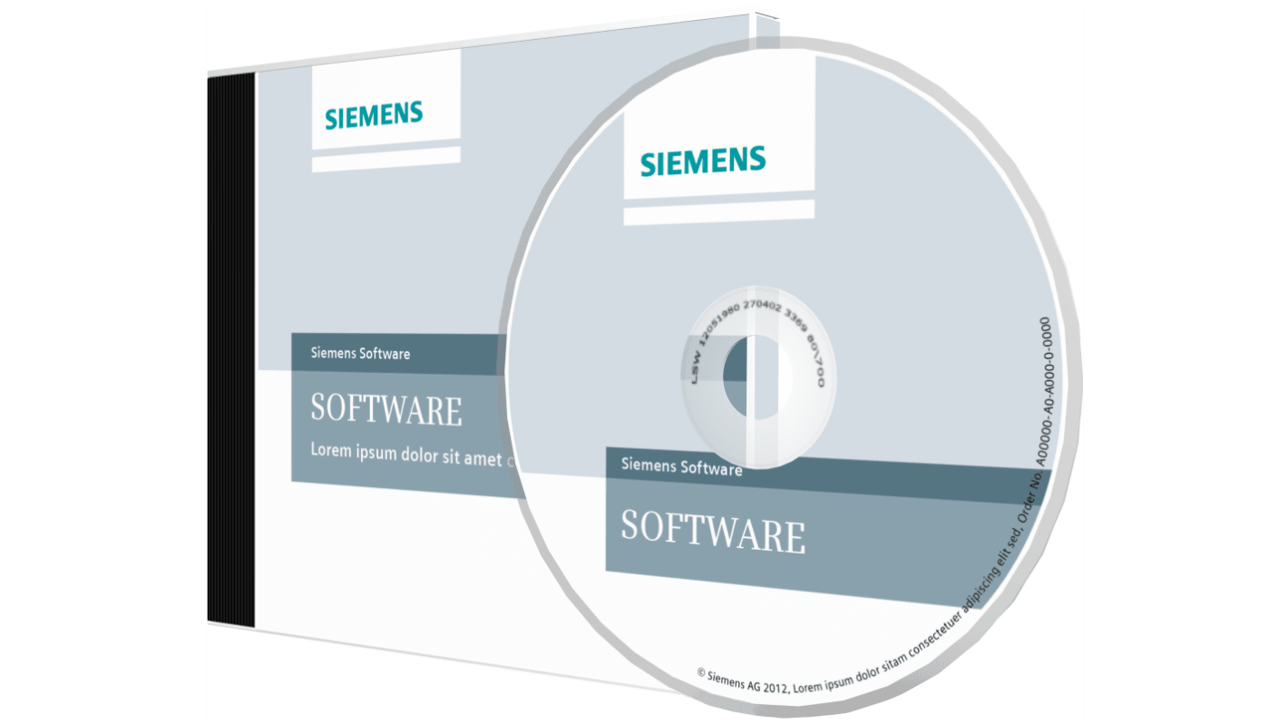 Licenza flottante Siemens 6ES7822-0AA07-0YA5 per software SIMATIC Step 7 Basic, DVD incluso, dimensioni 26,90 x 18,90 x 3,40 cm.