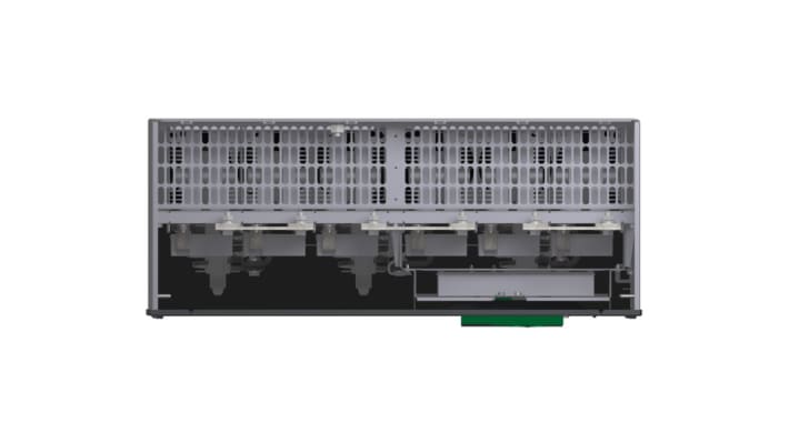 Avviatore soft starter trifase Schneider Electric ATS480M10Y per motori asincroni, potenza 0,2 kW, tensione 690 V.