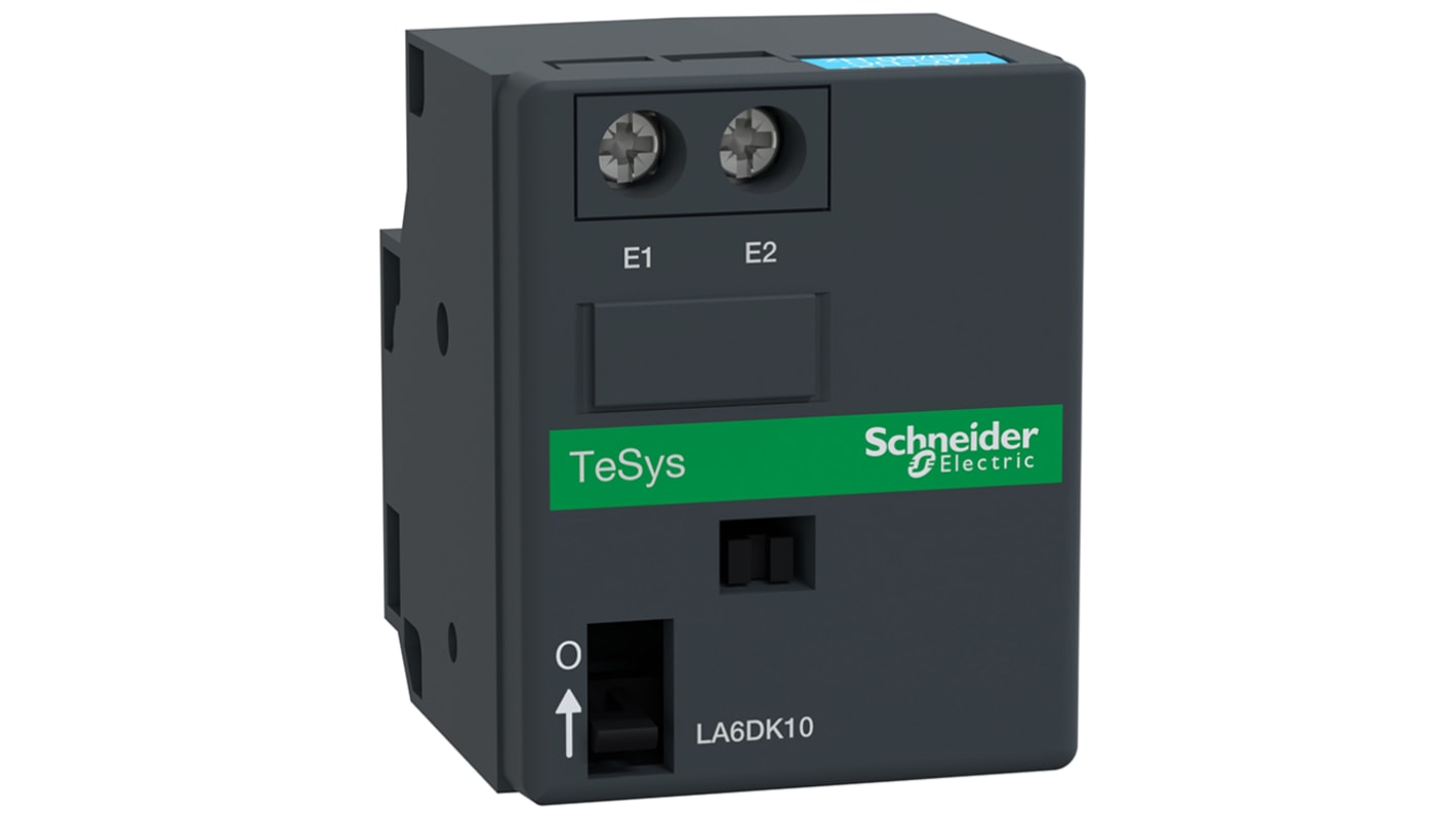 Blocco di comando meccanico Schneider Electric LA6DK10U per contattori Serie LC e LP, attivazione a 240 V.