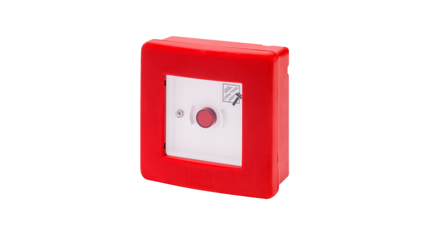 Centralino per segnalazione d'emergenza Gewiss GW42201, Ø 22mm, IP55, rosso RAL 3000, CEI 23-48/49, IEC 670. Ideale per Serie 42RV.