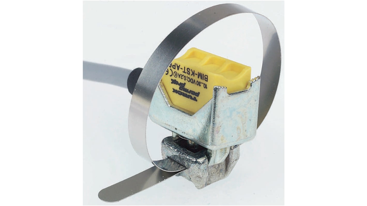 Sensore di prossimità Turck BIM-KST-AP6X, induttivo PNP, 8 mm, IP67, 39x16x17 mm, montaggio non a filo, cavo 2 m.