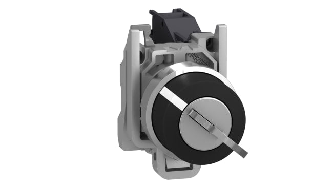 Interruttore a chiave Schneider Electric XB4BG21, 2 posizioni, IP66/IP67/IP69K - Ideale per veicoli da cantiere e pannelli di controllo.