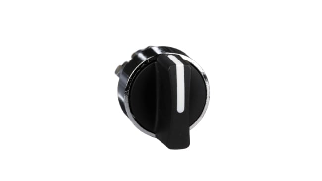 Testa selettore Harmony XB4 ZB4BD2 - Schneider Electric - Ø 22mm, 2 posizioni, impugnatura standard. Resistente, IP69K, ideale per applicazioni industriali.