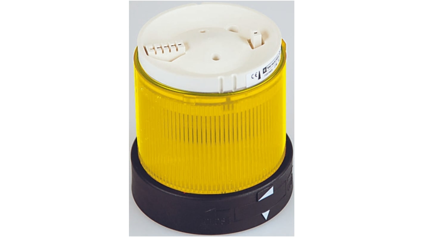 Segnalatore luminoso Schneider Electric XVBC38, giallo, 250V, IP65, per ambienti industriali complessi. Serie Harmony XVB.
