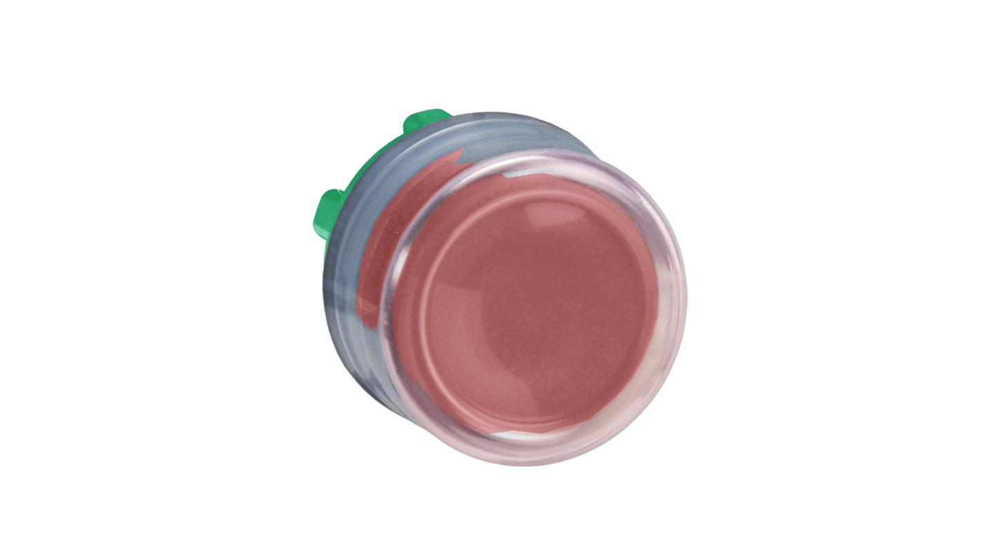 Attuatore pulsante rotondo rosso Schneider Electric ZB5AP4, diametro foro 22mm, protezione IP66/IP67, per montaggio su corpi Harmony XB5.