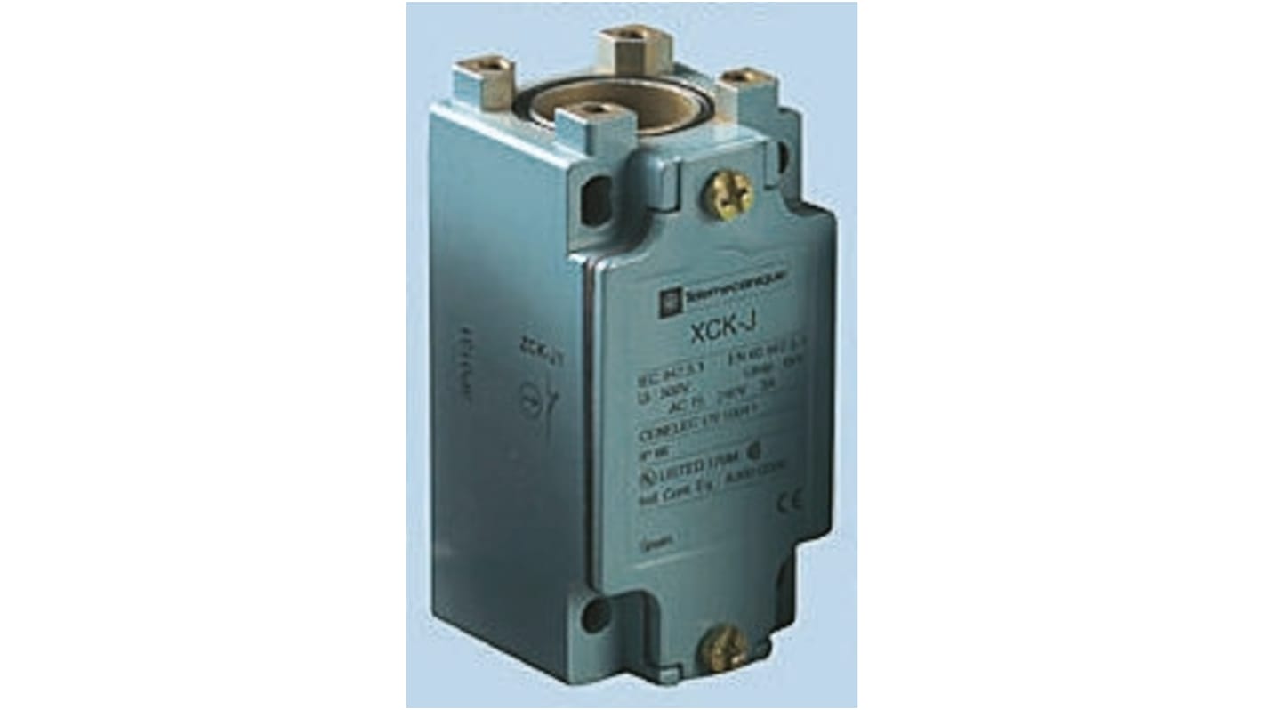 Interruttore di finecorsa Telemecanique Sensors ZCKJ5, corpo standard con LED, IP66, metallo robusto. NO/NC, 240V, 10A. Ideale per applicazioni industriali.