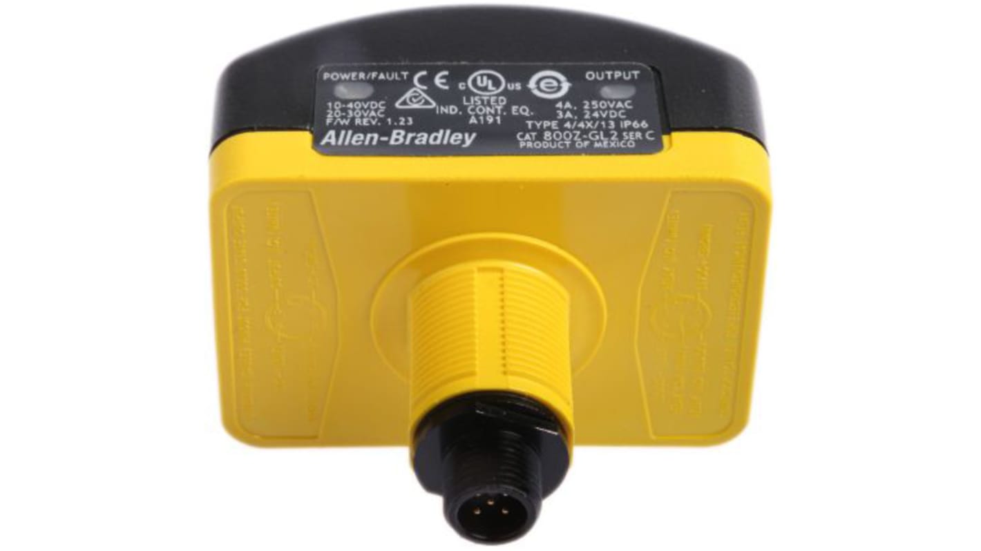 Interruttore di comando Allen Bradley 800Z-GL2Q5, montaggio a filo, SPDT, protezione IP66, dimensioni 69,9 x 40,9 x 48,3 mm.