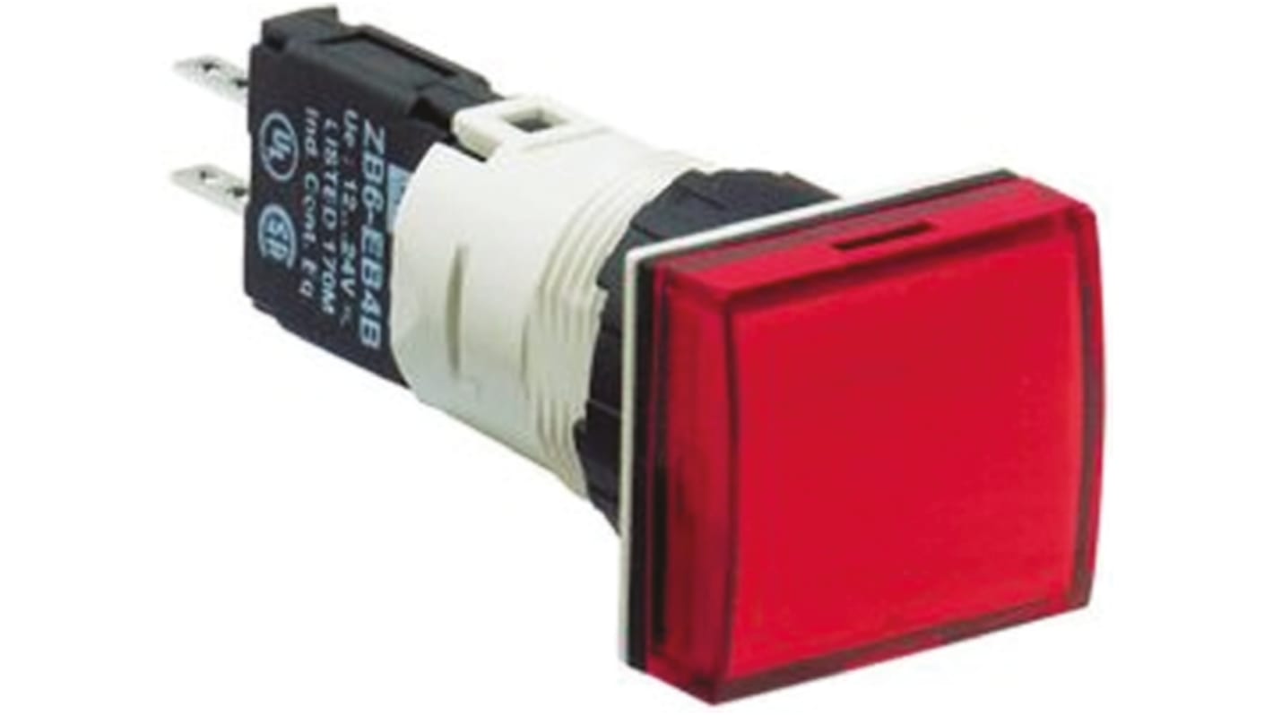 Spia LED Schneider Electric XB6DV4BB IP65 16mm Montaggio a pannello per automazione industriale.