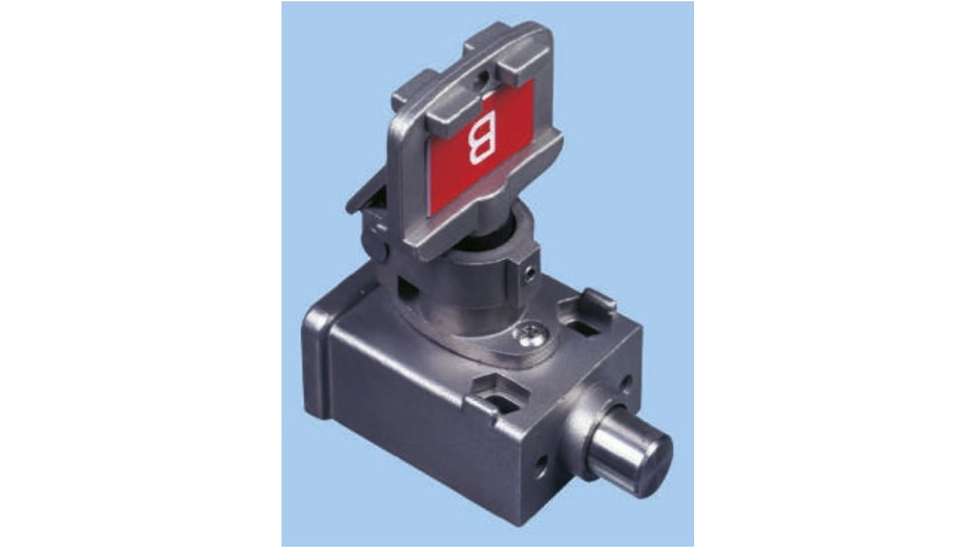 Interruttore di interblocco di sicurezza a chiave Allen Bradley Guardmaster 440T, custodia in acciaio inox, dimensioni 151x48x34 mm.