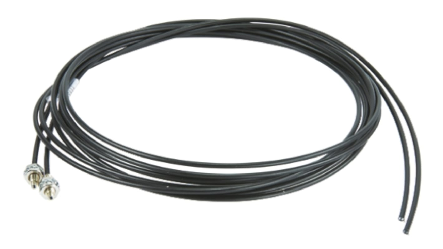 Sensore per fibre ottiche Telemecanique Sensors XUFN2P01L2, grado di protezione IP64, gamma di rilevamento 300 mm.