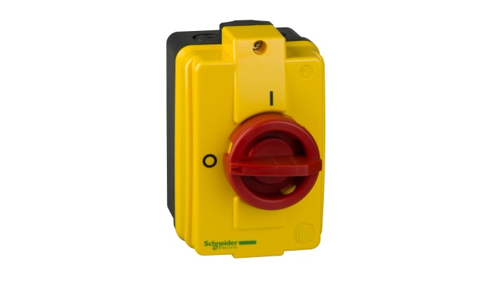 Interruttore di isolamento tripolare Schneider Electric VCFN32GE, 25A, montaggio a pannello, grado di protezione IP55.