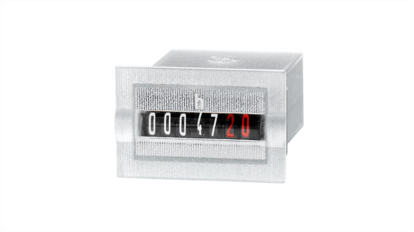 Contatore a pannello Kübler 3.060.200.383, 7 cifre, alimentazione 4,5-35 V c.c., IP65, intervallo 0-99999,99.