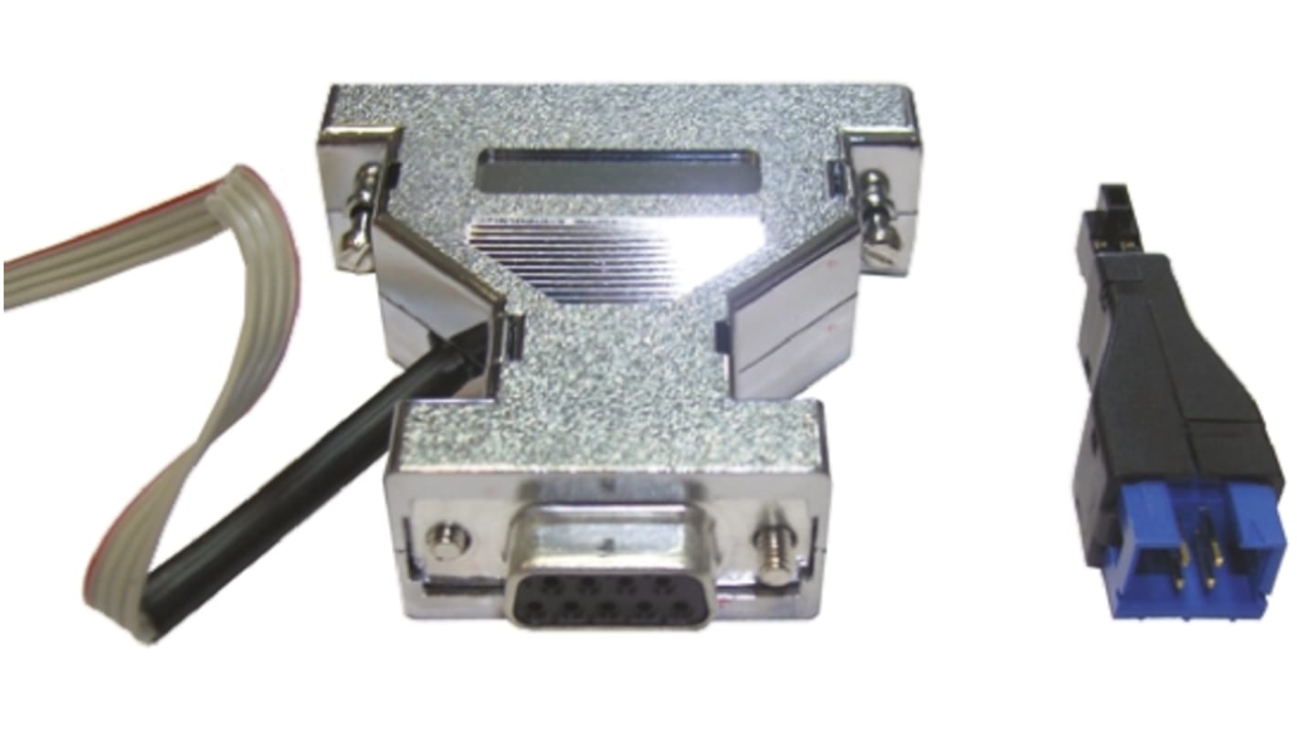 Jumo PC-Interface RS232/TTL, adattatore per controllo temperatura Serie T02, con display alfanumerico e due uscite di commutazione.