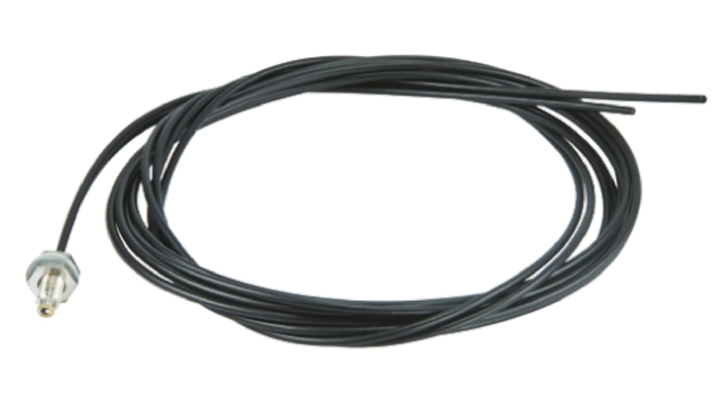 Sensore per fibre ottiche Telemecanique Sensors XUFN5S01L2, rilevamento fino a 200 mm, temperatura operativa -25°C/+60°C.