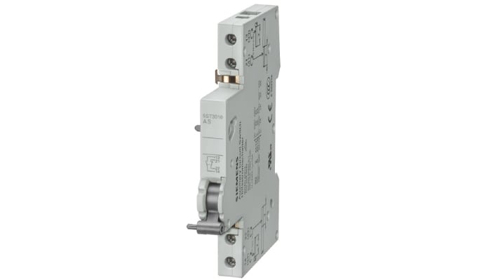 Contatto ausiliario Siemens 5ST3010, 6A, 230V c.a. - Serie 5ST3 - Montaggio su guida DIN. Ideale per circuiti industriali.