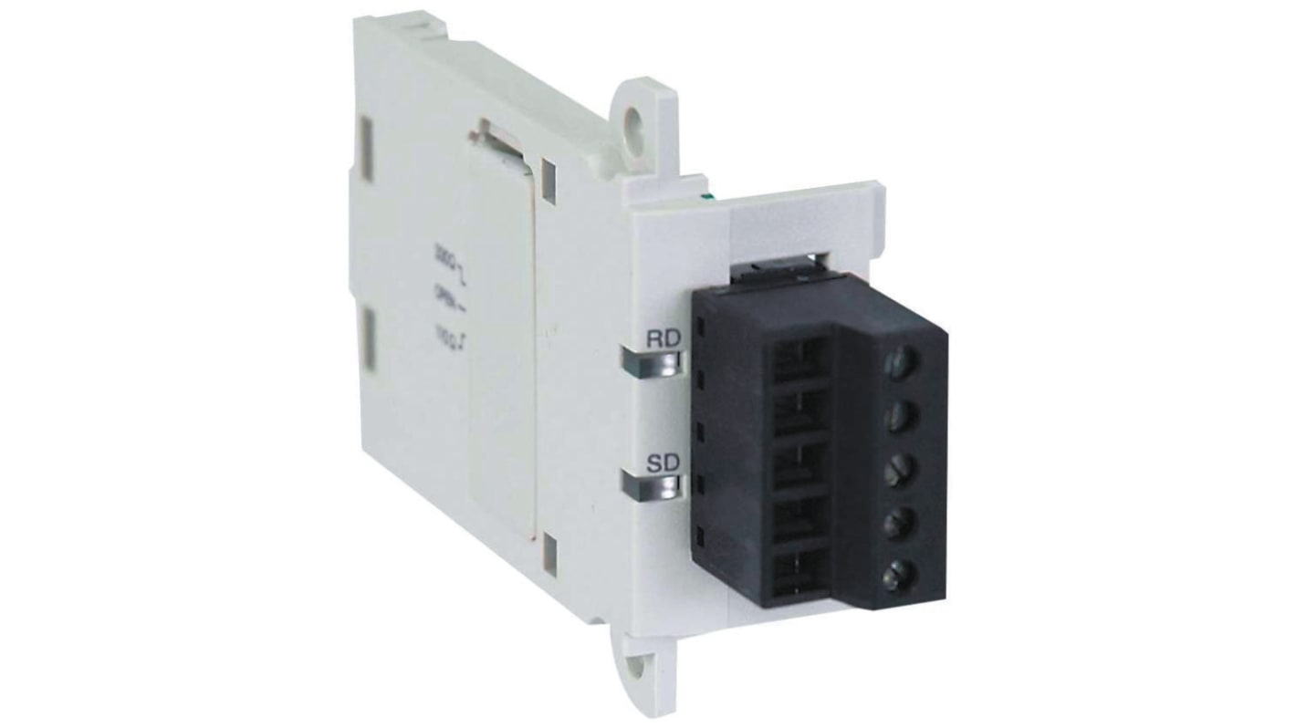 Modulo di comunicazione Mitsubishi Electric FX3U-485-BD per PLC FX3U, supporta RS232, RS422 e RS485, montaggio di due moduli ADP.