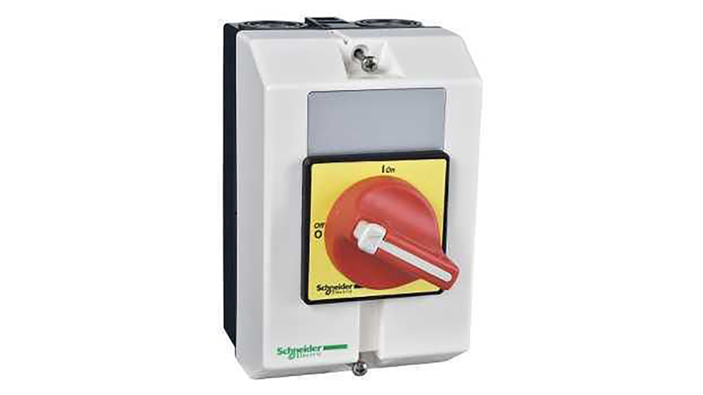 Contenitore Schneider Electric VCFXGE1 per sezionatori VN12-VN20, grado di protezione IP65, colore rosso, 3 poli.