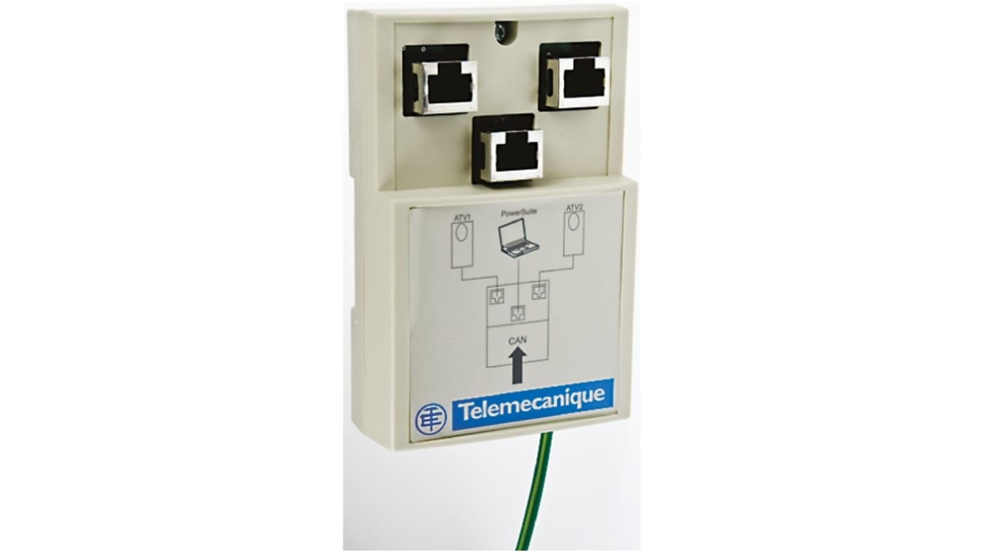 Adattatore Schneider Electric VW3CANTAP2 per Reti e comunicazioni. Ideale per servodrive Lexium 05, supporta CANopen e facilita il controllo di movimento preciso.