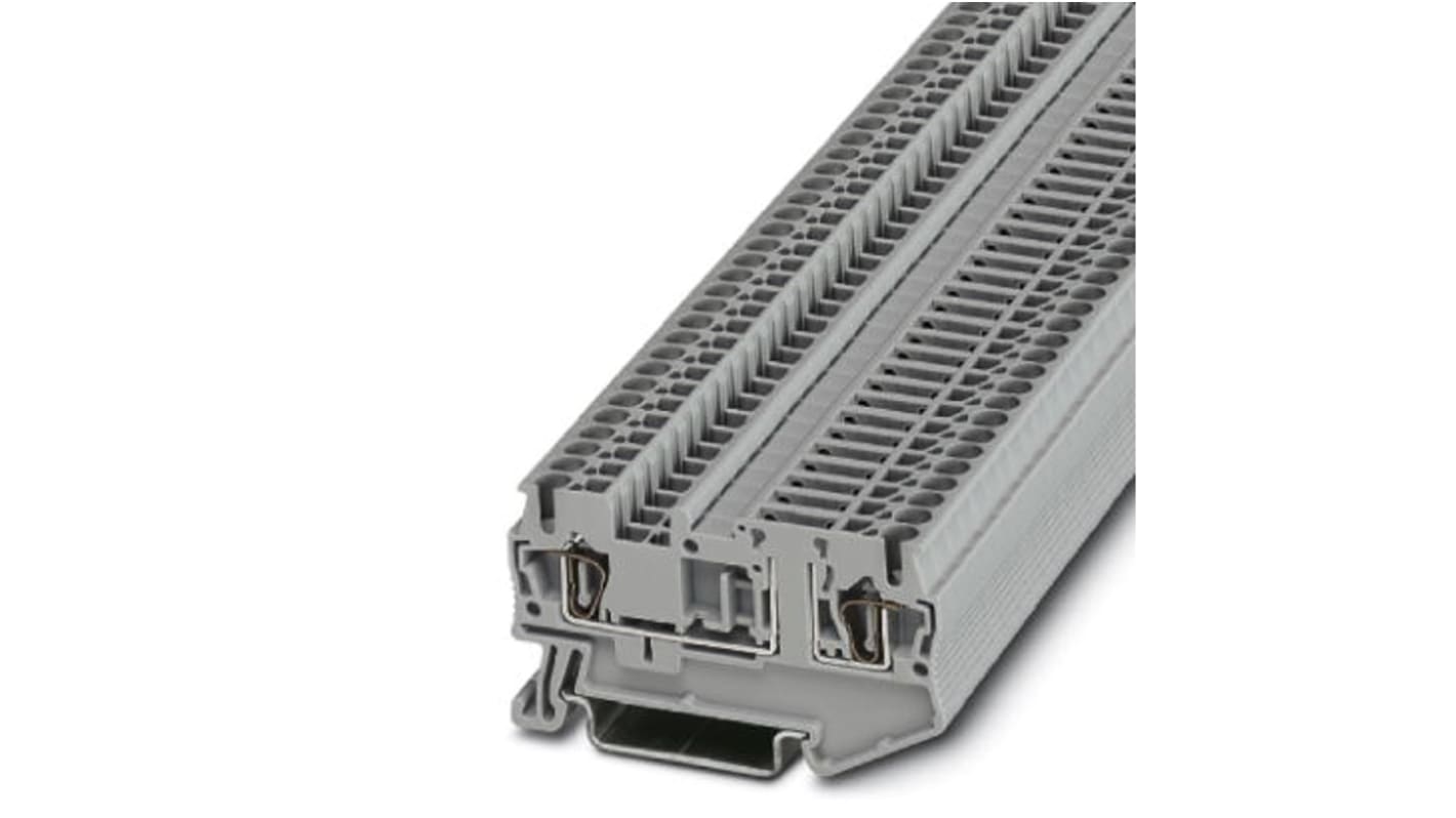 Terminali di isolamento a lama Phoenix Contact 3038435, Grigio, 16A. Conforme agli standard IEC 60947-7-1 per una distribuzione del potenziale ottimale.