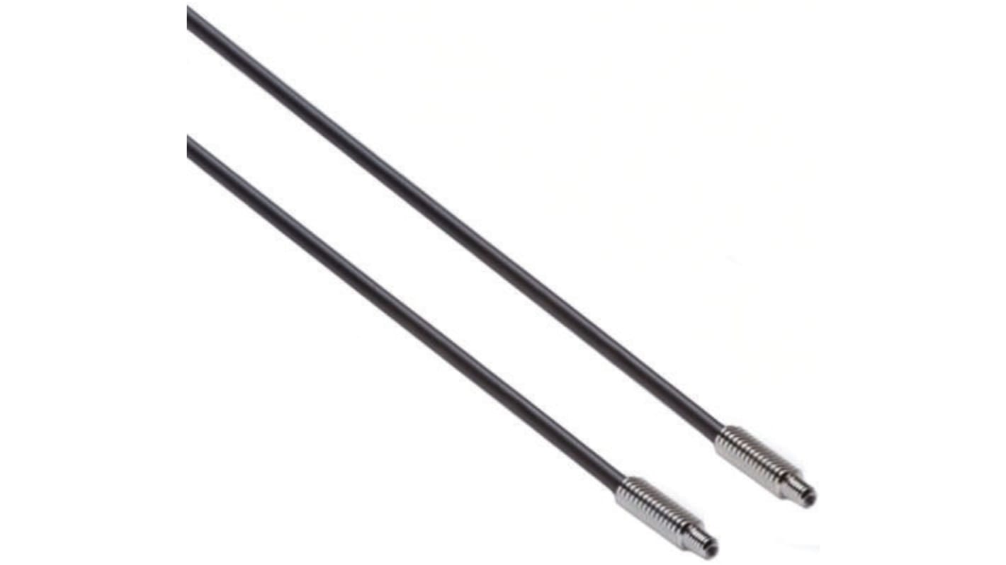 Sensore a fibre ottiche Omron E32-D21 2M, grado di protezione IP67, rilevamento fino a 50 mm, cavo di 2 m.