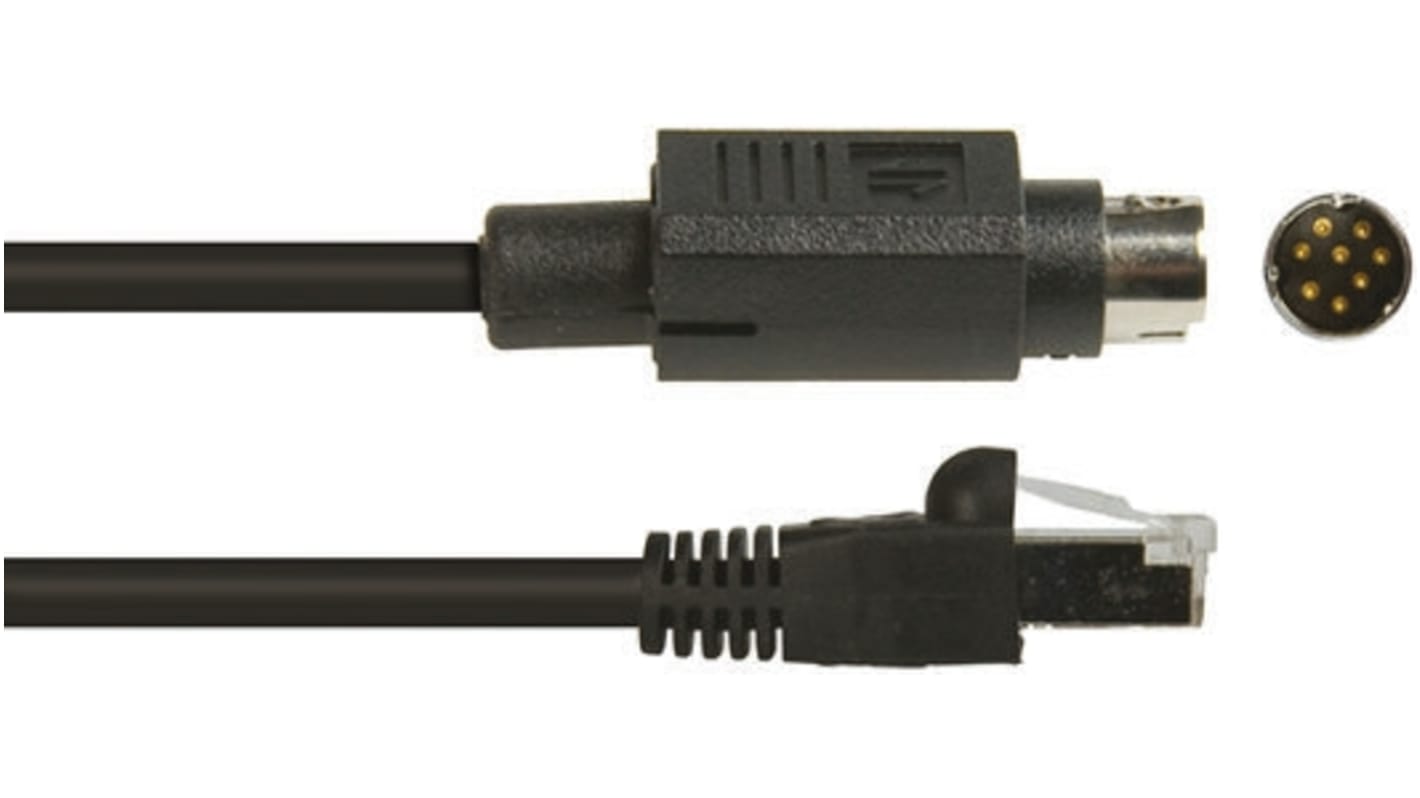 Cavo Schneider Electric XBTZ9733 per HMI XBTRT511 e PLC, lunghezza 2.5m, connettività multipoint Unitelway e Modbus, grado di protezione IP65.