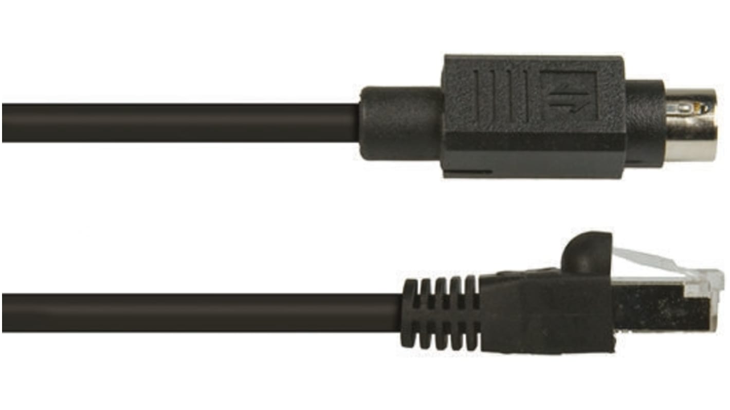 Cavo Schneider Electric XBTZ9782 per HMI, compatibile con XBTRT511, lunghezza 10 m, ingresso 24 V c.c., connettività multipoint Unitelway e Modbus, grado di protezione IP65.