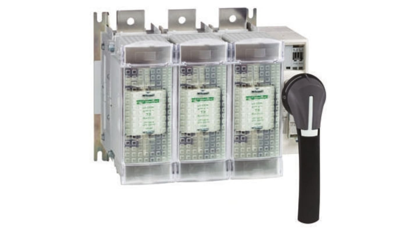Schneider Electric - GS2K3 Sezionatore con fusibile 125A, Guida DIN, TeSys GS2, 3 NA, 22 x 58mm - Protezione e sicurezza per circuiti a bassa tensione.