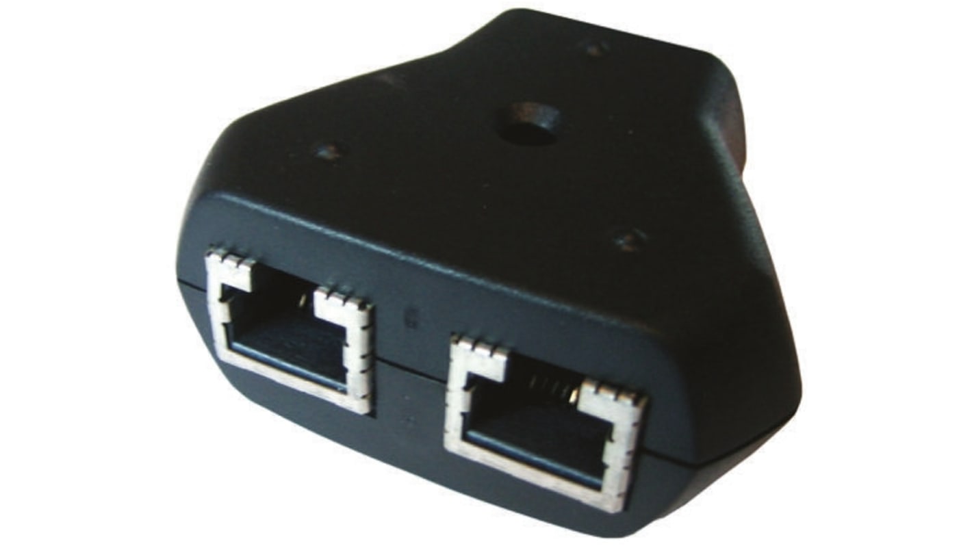 Cavo Omron 3G3AX-CTB020-EE per serie JX, con filtro RFI e comunicazione Modbus RS485 su RJ45, per integrazione inverter.