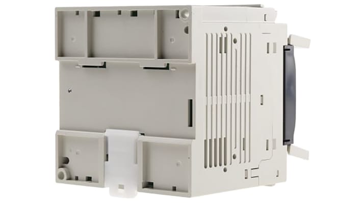 Modulo logico Mitsubishi Electric FX3G-24MT/ESS, unità base CPU con 14 ingressi e 10 uscite, montaggio su guida DIN.