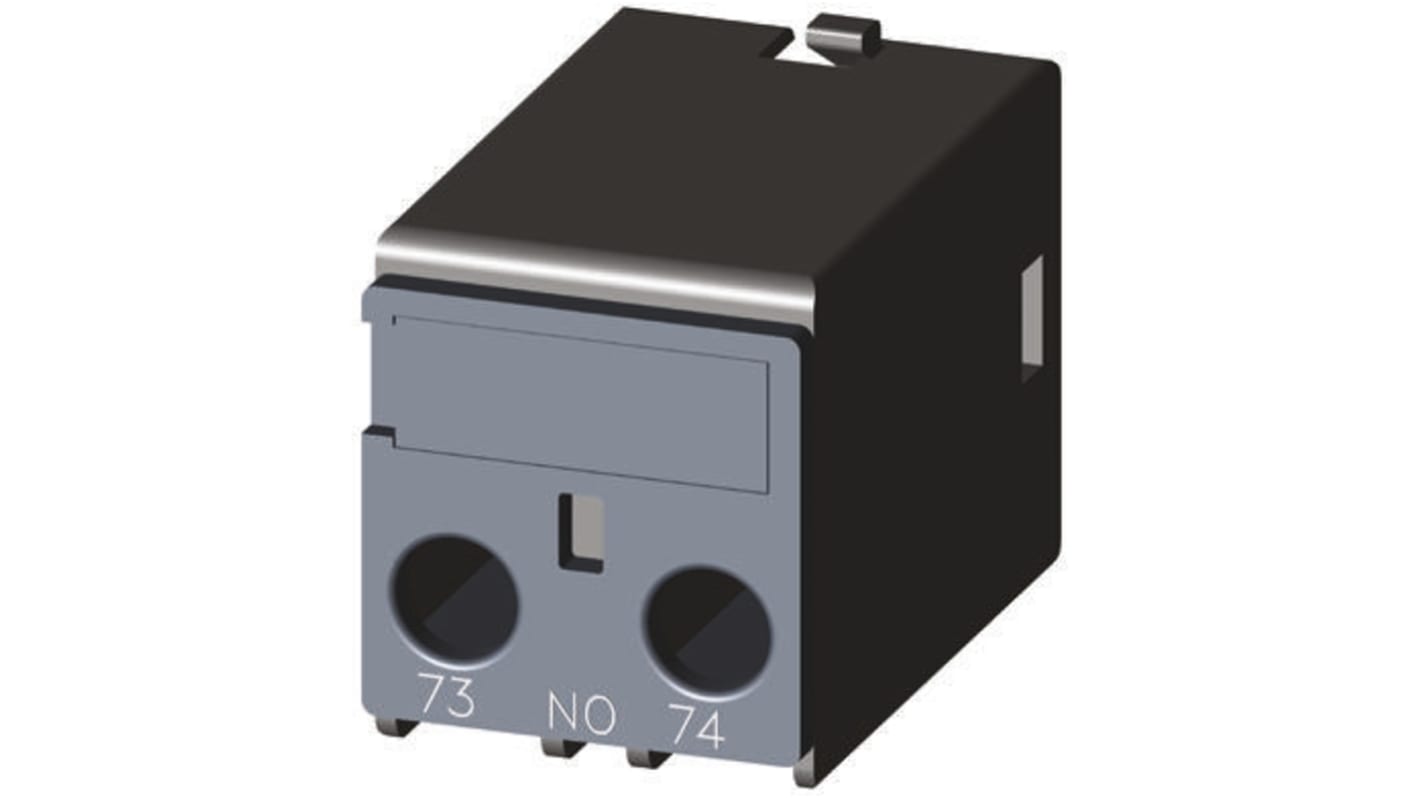 Contatto ausiliario Siemens 3RH2911-1BA10, 1 contatto, montaggio a innesto per contattori. Alta qualità, ideale per applicazioni industriali.