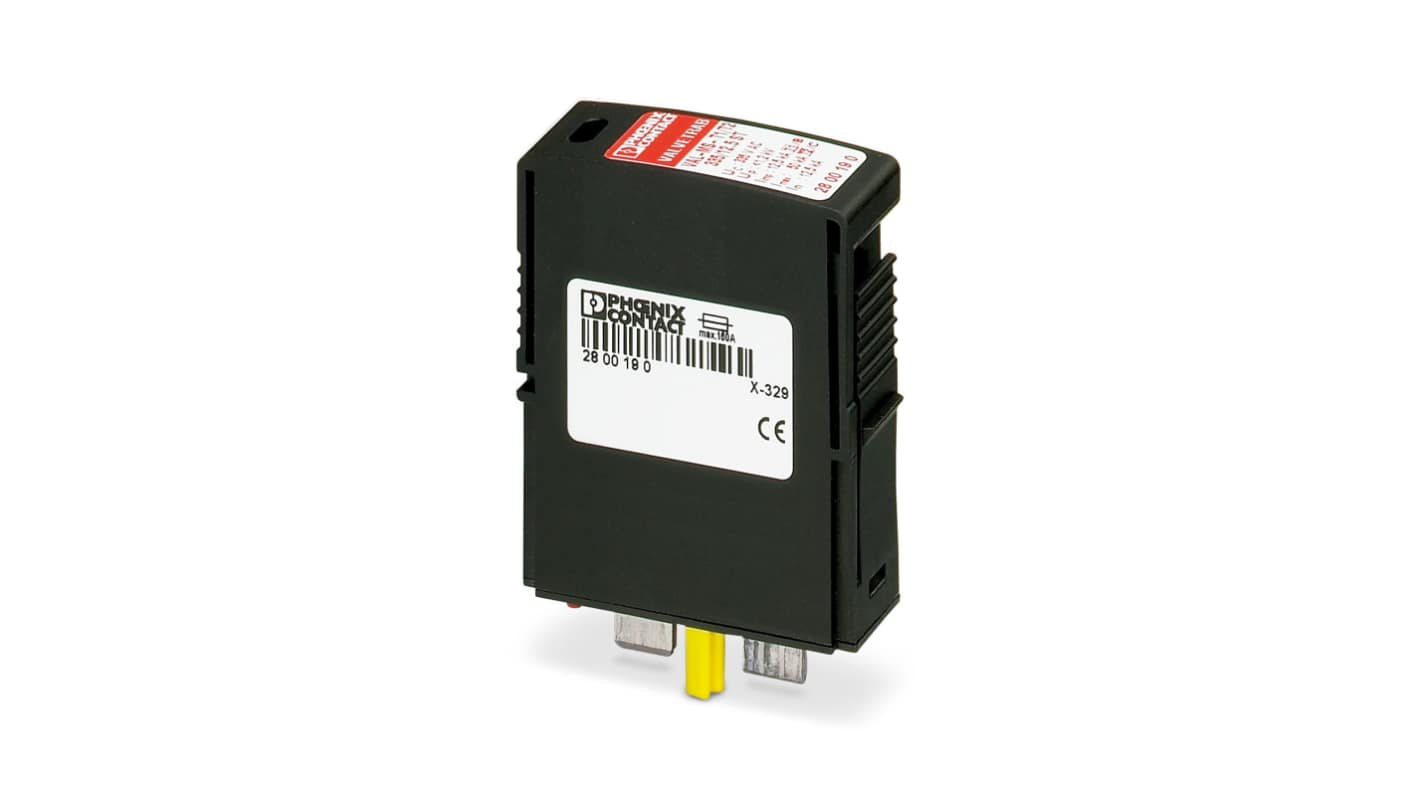 Phoenix Contact, protezione da sovracorrente per guida DIN, 240V, 50kA, dimensioni 47 x 17.7 x 67.3mm, grado di protezione IP 20.