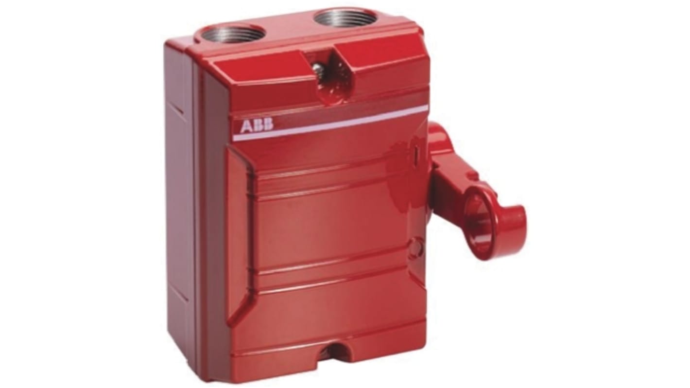 Interruttore di isolamento ABB 2CMA142437R1000, 4 poli, 25A, 690V, IP65, montaggio a parete, dimensioni 150 x 127 x 77 mm.
