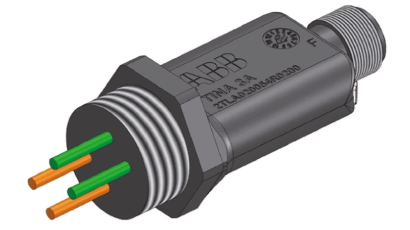 ABB 2TLA020054R0200 Tina 3A, controller di sicurezza per circuiti categoria 4, larghezza 22,5 mm, supporta 30 sensori.